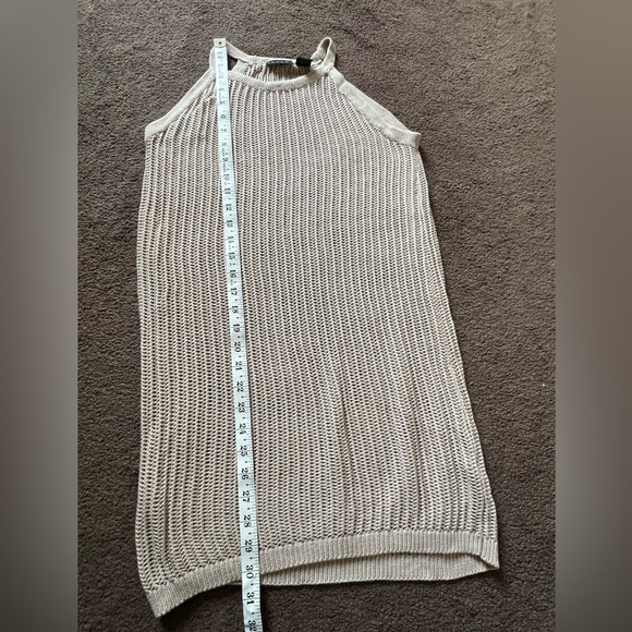 Tahari Crochet Knit Swim Coverup Dress - Picture 7 of 8